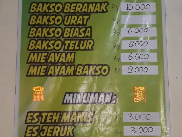 Pondok Bakso Barokah Lestari