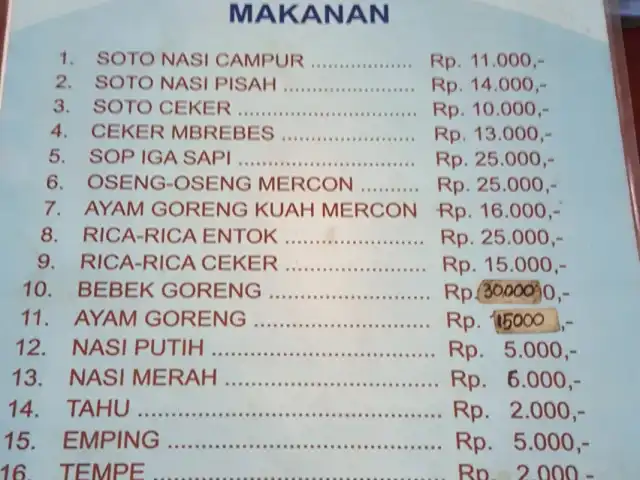 Gambar Makanan Oseng-Oseng Mercon Bu Yati 5