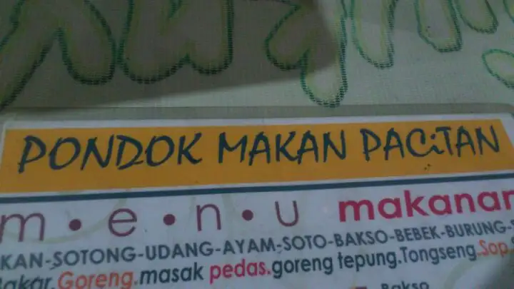 Gambar Makanan Pondok Makan Pacitan 6