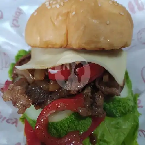 Gambar Makanan Burger Martha, Bojong Indah 1