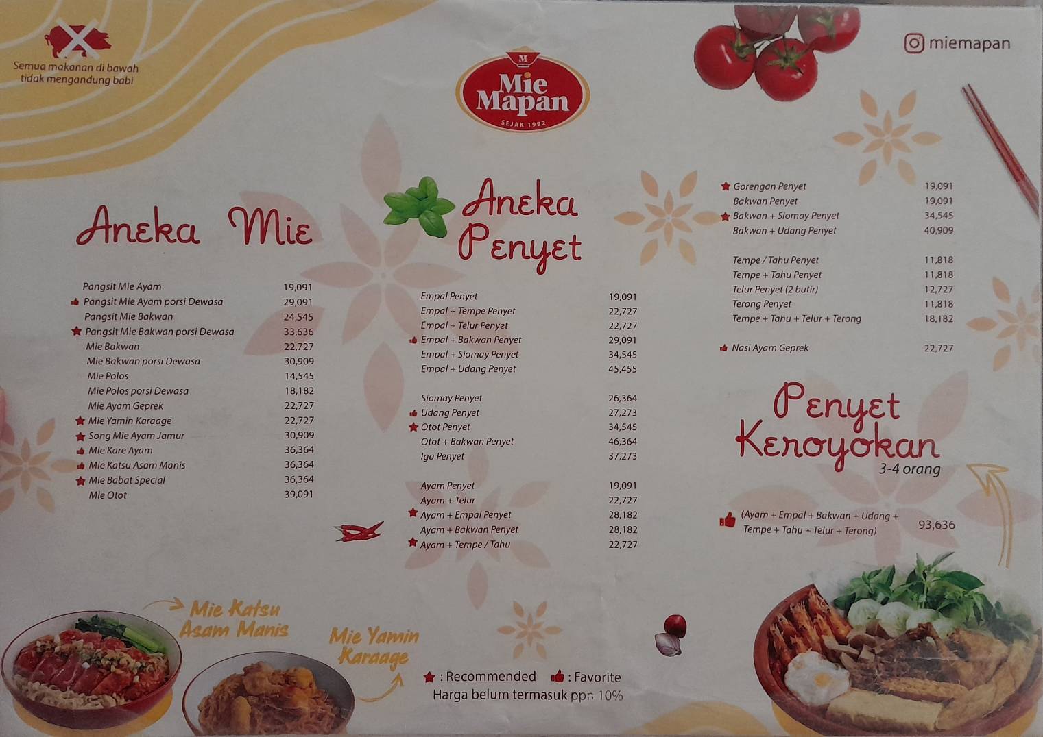 Mie Mapan Terdekat Restoran Dan Tempat Makan Indonesia Terdekat Di