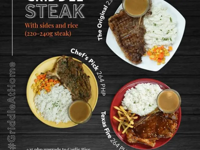 Griddle Steak X Wings Food Photo 1