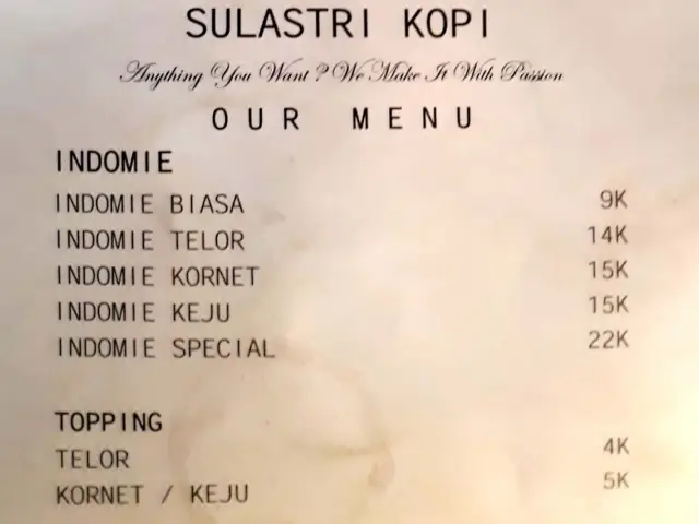 Gambar Makanan Sulastri Kopi 5