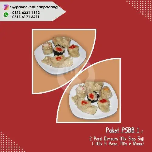 Gambar Makanan Pancake Durian dan Dimsum, Solok 4 1