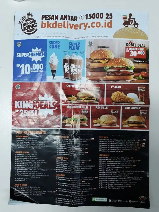 Gambar Makanan Burger King Indonesia 6