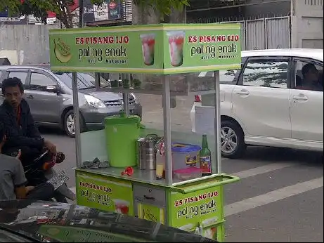 Gambar Makanan Es Pisang Ijo "Paling Enak" Asli Makassar. 2