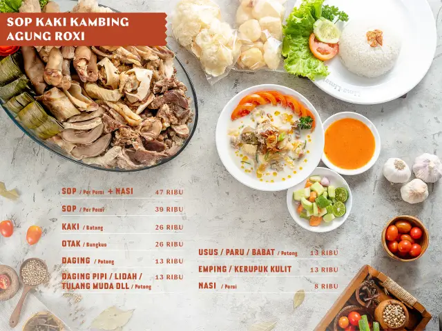 Gambar Makanan Sop Kaki Kambing Agung Roxi 1