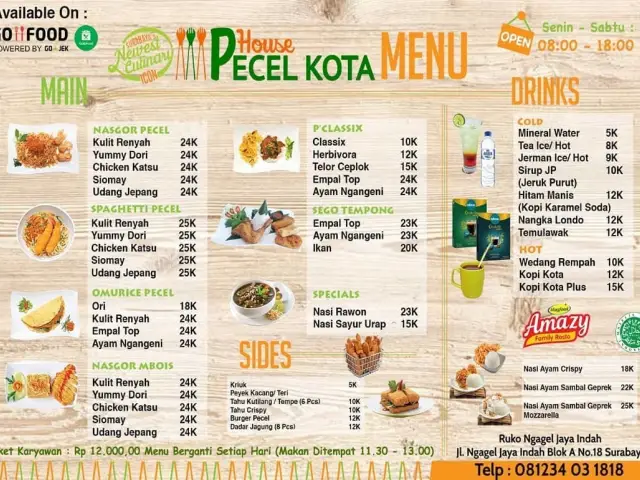 Gambar Makanan Pecel Kota P'House 1