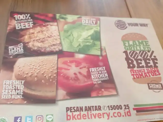 Gambar Makanan Burger King Aeon BSD, Tangerang 1