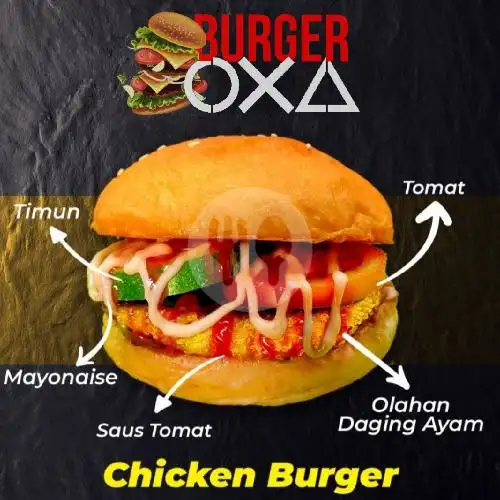Gambar Makanan Burger OXA, Jalan Pulosari 3