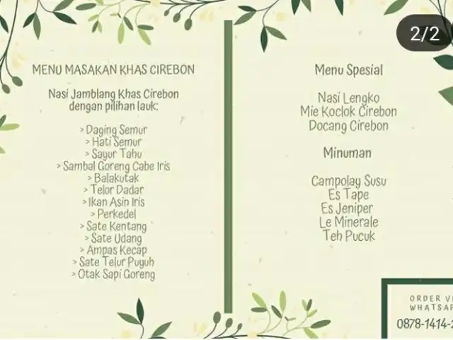 Gambar Makanan Saung Cirebon 1