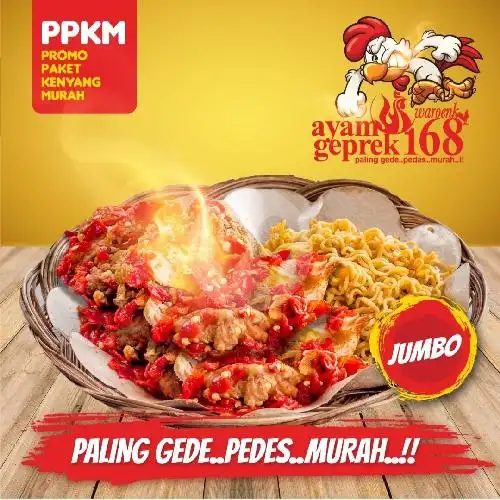 Gambar Makanan Ayam Geprek 168, Kreo Selatan 8