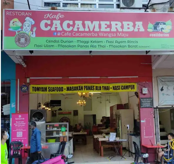 Kafe Ayu Nasi Rincis Sohor Cafe Cacamerba