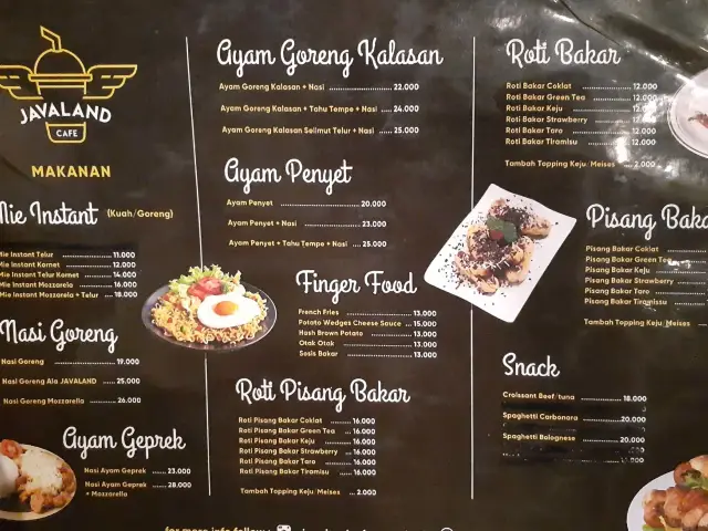 Gambar Makanan Javaland Cafe 3