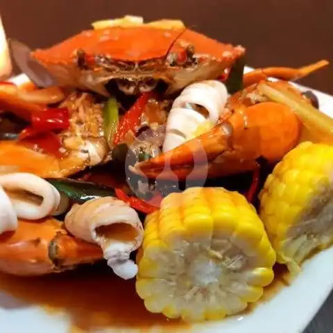 Gambar Makanan Seafood Baba Kemal Kepiting Udang Cumi Kerang Asam Manis, Denpasar 5