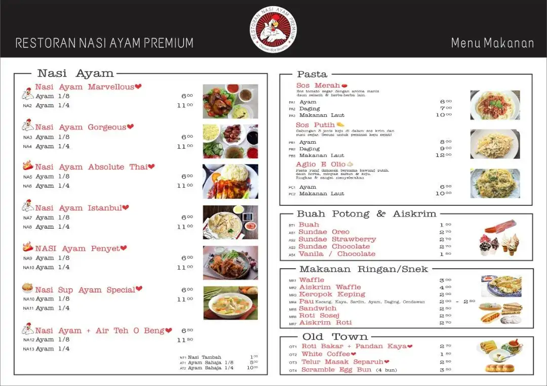 RESTORAN NASI AYAM PREMIUM BOSSMU