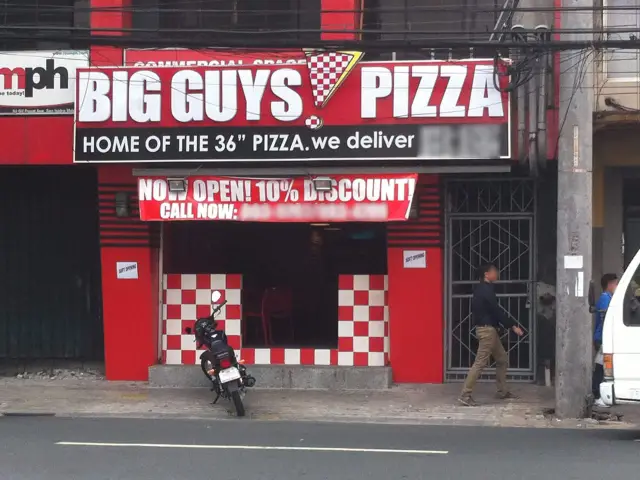 Big Guys! Pizza Food Photo 3