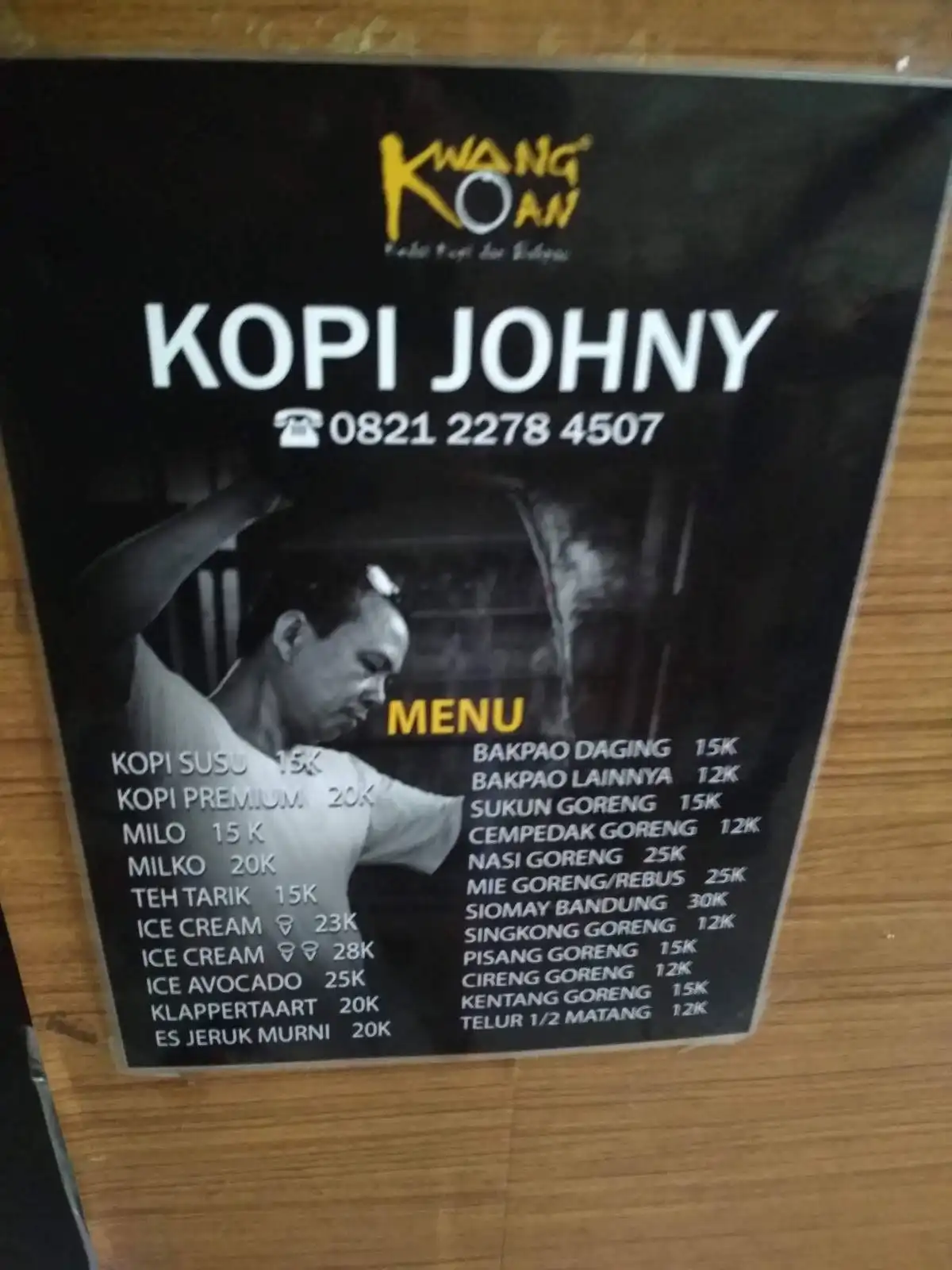 Kwang Koan Kopi Johny Gading Serpong