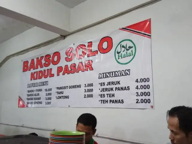 Gambar Makanan Bakso Solo Kidul Pasar 5