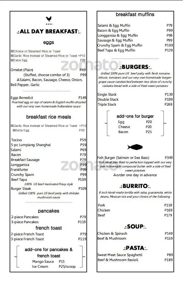 Falino Breakfast Burgers and Burrito Food Photo 1
