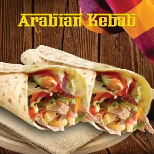 Gambar Makanan Bang Aji Arabian Kebab, Salemba Tengah 4