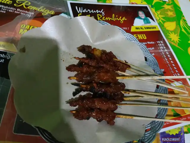 Gambar Makanan Sate Rembiga (Sate daging sapi bumbu pedas khas lombok) 7