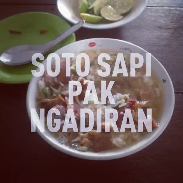 Gambar Makanan Soto Daging Sapi Pak Ngadiran 7