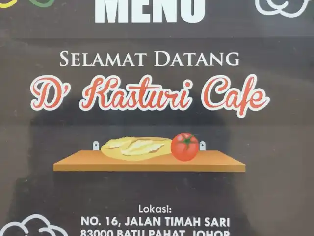 D'Kasturi Cafe Food Photo 1