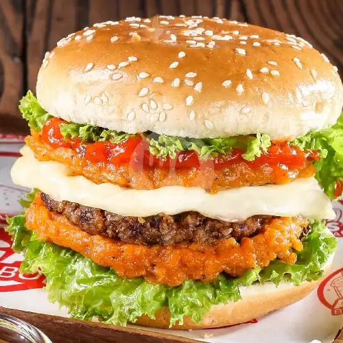Gambar Makanan Angga'S Burger & Boba Caman Raya, Jatibening 2