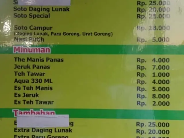 Gambar Makanan Soto Padang Uda Ujang 5