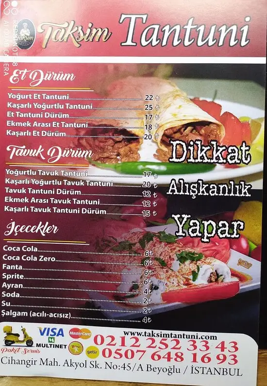 Taksim Tantuni'nin yemek ve ambiyans fotoğrafları 14