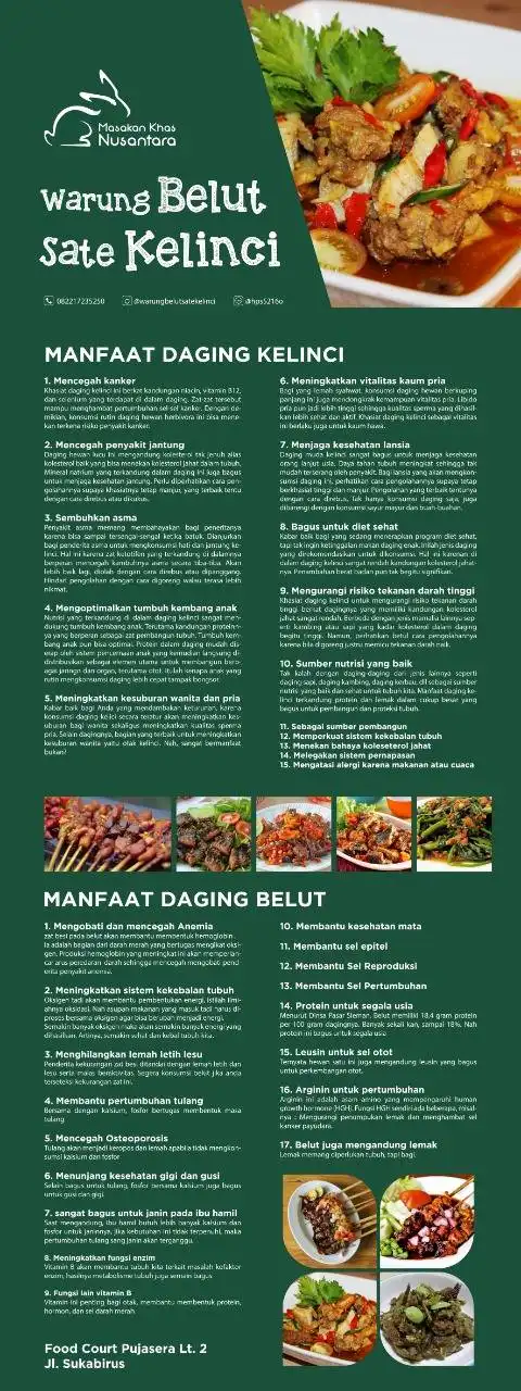 Gambar Makanan Warung Belut dan Sate Kelinci Bandung 2