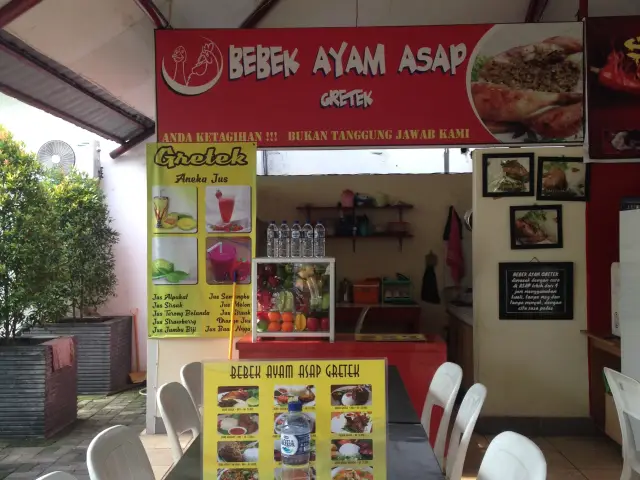 Bebek Ayam Asap Gretek