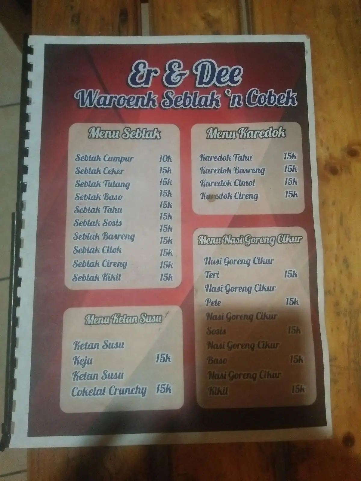 Warung Er & Dee Seblak'cobek