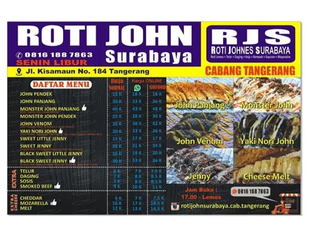 Gambar Makanan Roti John Surabaya 2