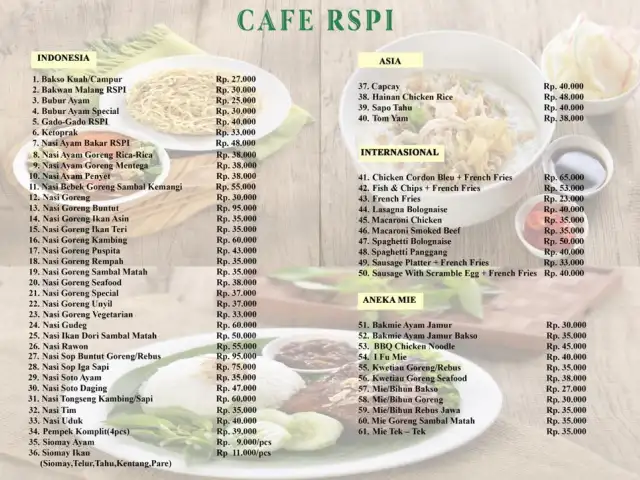 Gambar Makanan Cafetaria RSPI 16