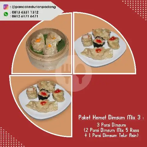 Gambar Makanan Pancake Durian dan Dimsum, Solok 4 6