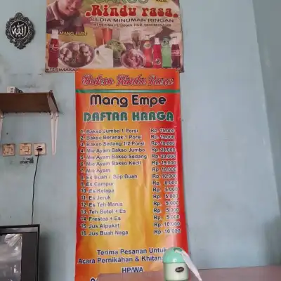 Bakso Rindu Rasa Mang Empe