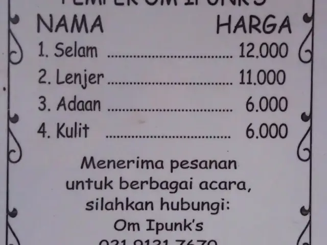 Pempek Palembang Om Ipunk's