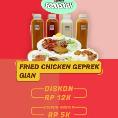 Fried Chicken Geprek Gian, Manggarai