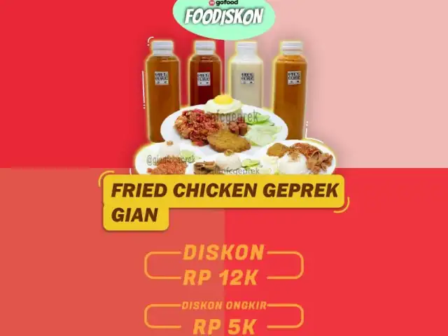 Fried Chicken Geprek Gian, Manggarai