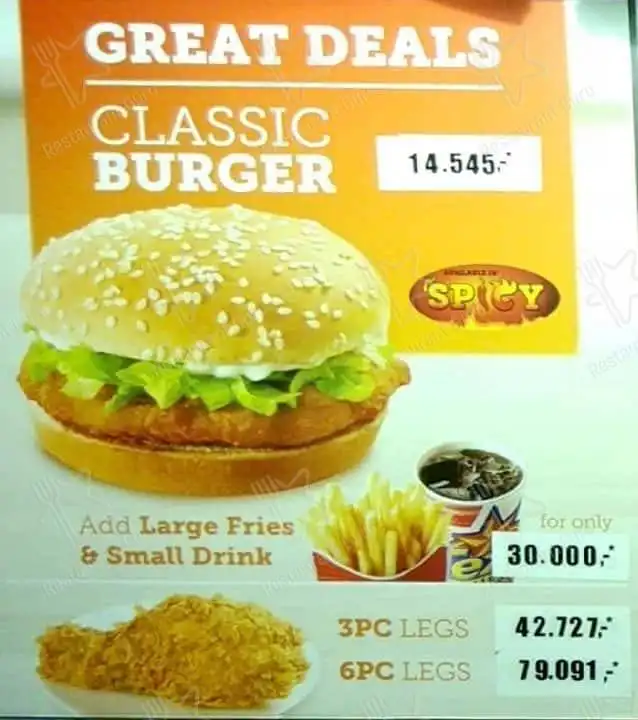 Gambar Makanan Texas Chicken - Graha Cijantung 3