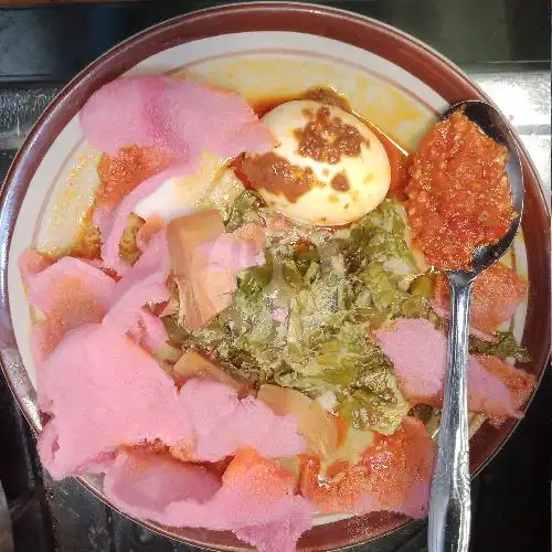 Gambar Makanan Ketupat Sayur Padang Uni Manis, Samping Pospol 12