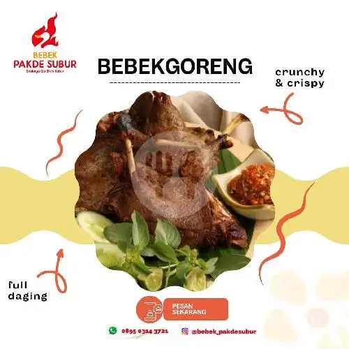 Gambar Makanan Bebek Goreng Pakde Subur 5