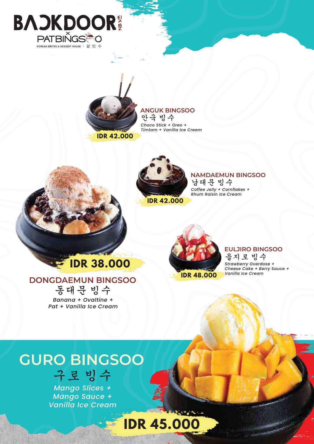 Harga Menu Patbingsoo Terbaru 2022-2023 Di Jakarta,Jakarta