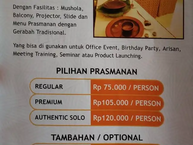 Gambar Makanan D'Solo Resto - Melawai 10