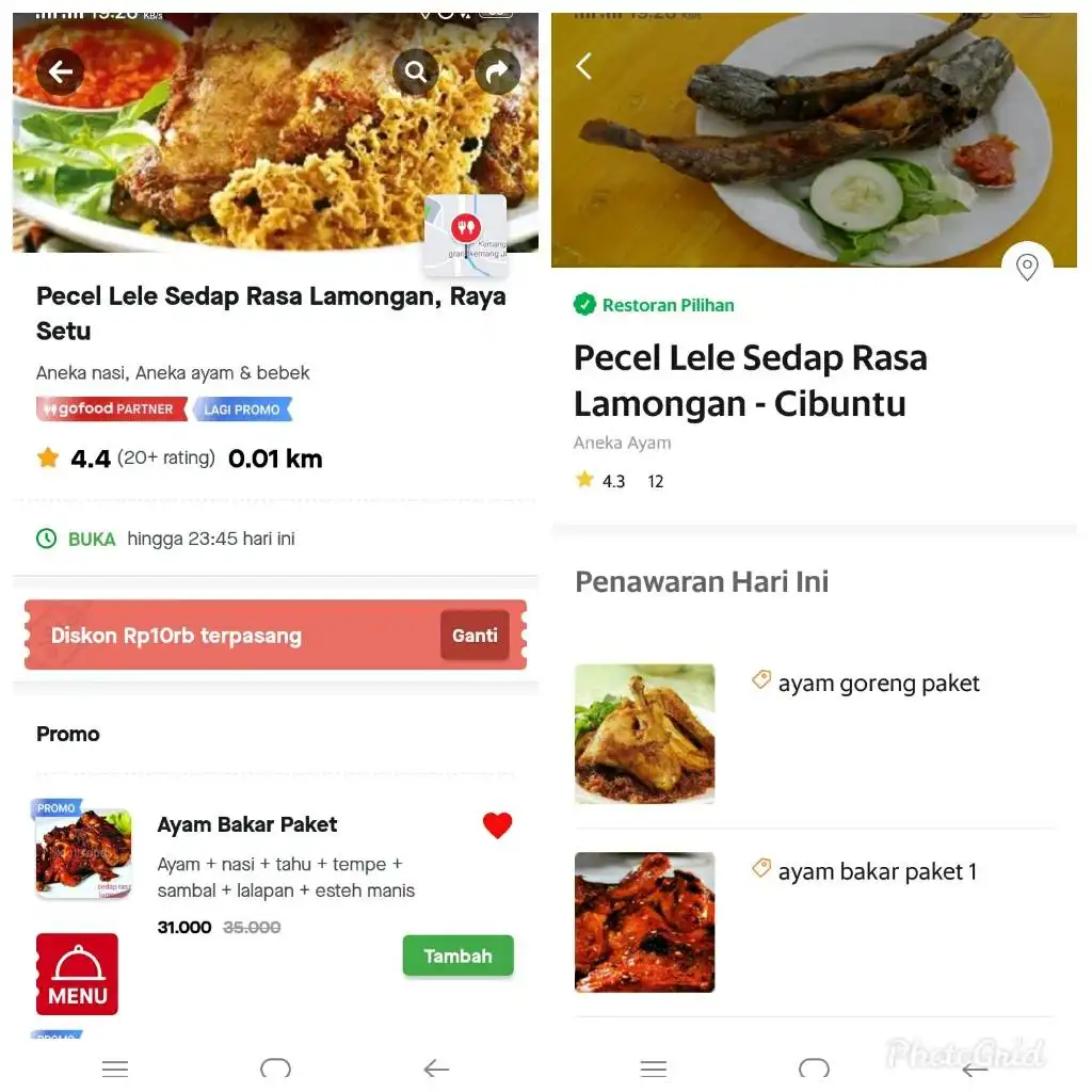 PECEL LELE SEDAP RASA LAMONGAN