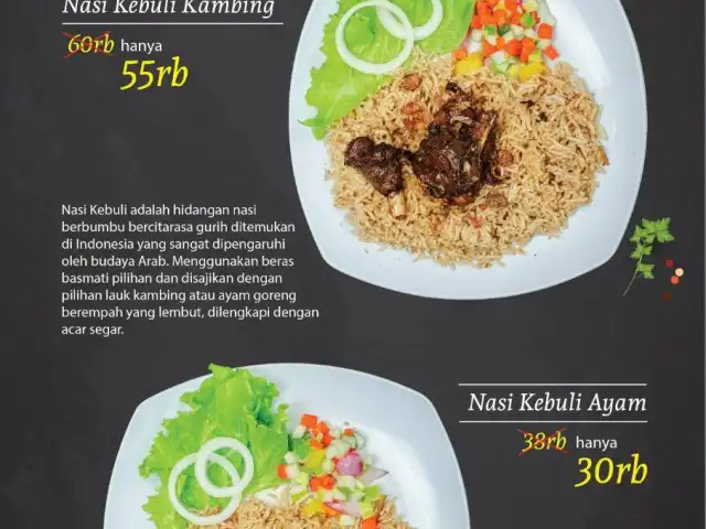 Gambar Makanan Restoran GH Corner Sentul, Bogor, Nasi Kebuli, Briyani, Mandhi Arab, Roti Canai, Martabak Malaysia, Teh Tarik, Halal 18