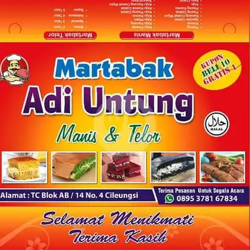 Gambar Makanan Martabak Bangka Adi Untung, Cileungsi 4