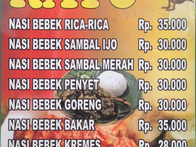 Gambar Makanan Nasi Bebek Rica-Rica Ratu 2